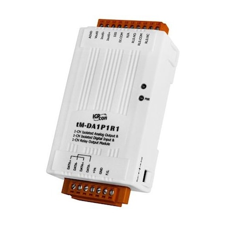 Icp Das 1 Channel Analog Output, 1 Channel Digital Input and 1 Channel Relay Output tM-DA1P1R1